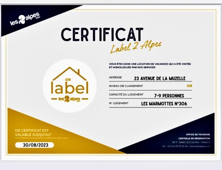 Label Or Appartement Spacieux Proximite Pistes لو دوز آلب المظهر الخارجي الصورة